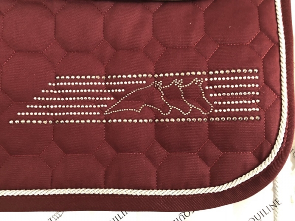 Equiline Birck Bordeaux Schabracke